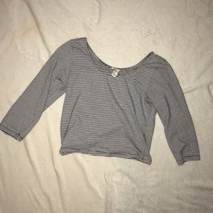 Forever 21 striped crop top
